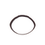Premium 3.5" Football Cookie Cutter in Brown