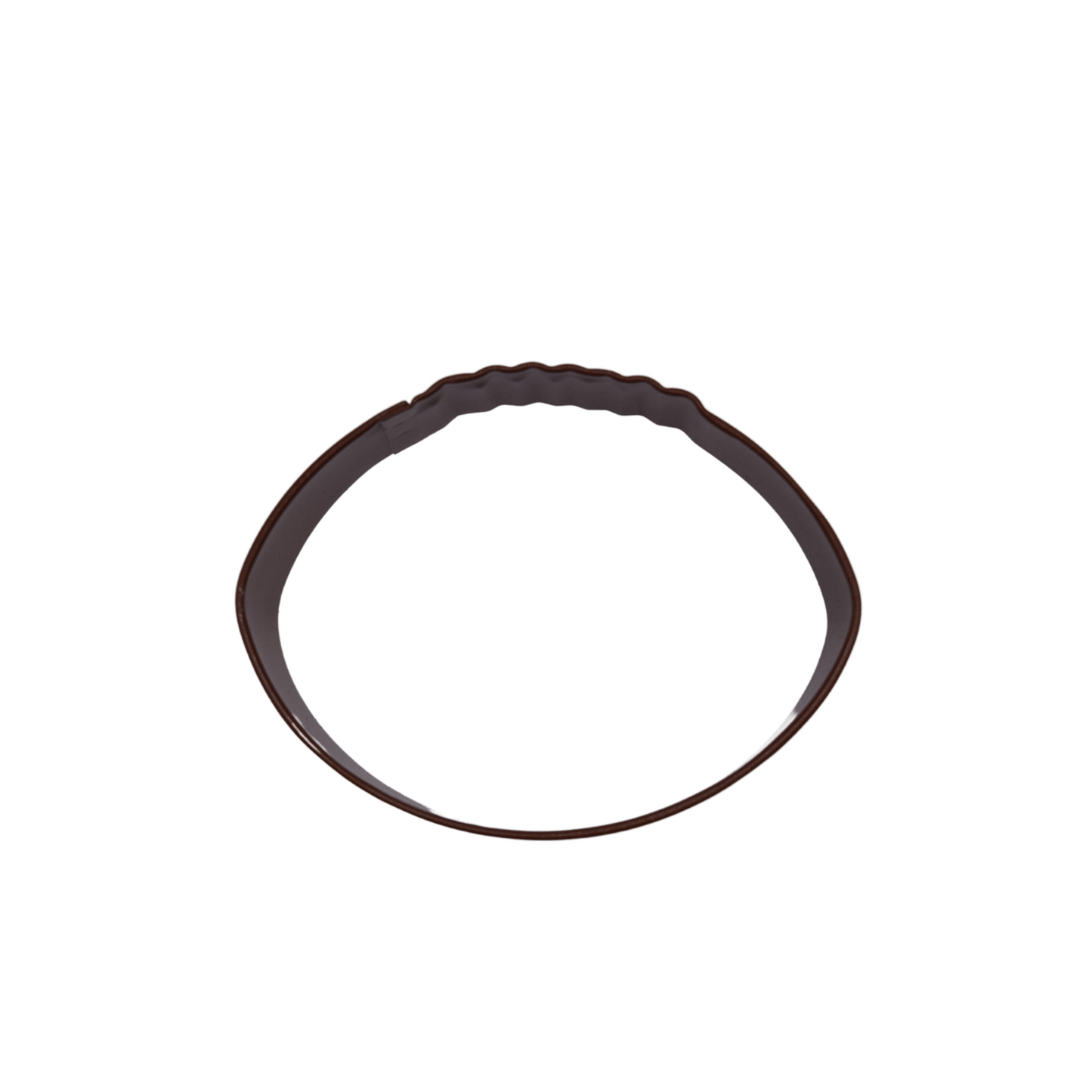 Premium 3.5" Football Cookie Cutter in Brown