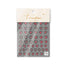 Pegatinas de Uñas Bubble Cute Corazones Negros y Rojos