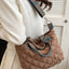 Bubble Textured Printed Strap Handbag