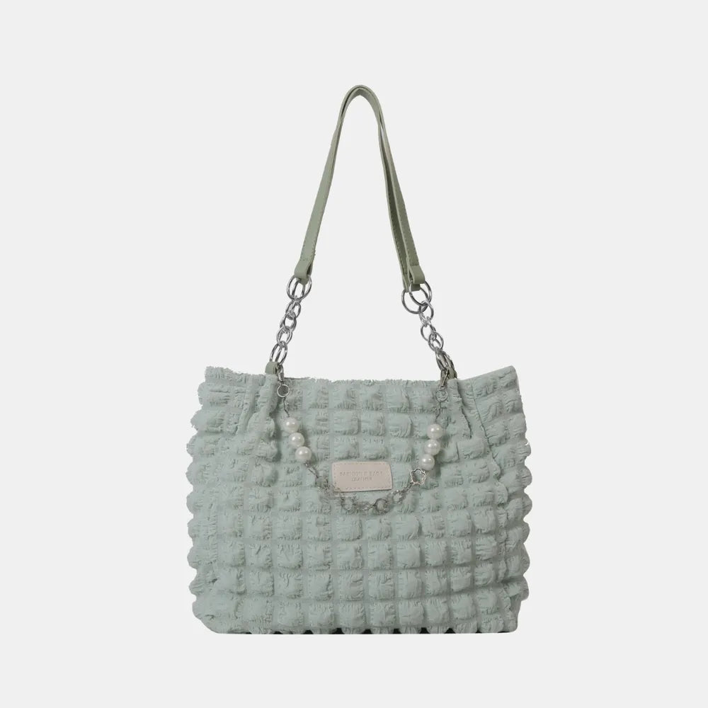 Bubble Textured Tote Bag - Stylish and Versatile