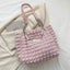 Bubble Textured Tote Bag - Stylish and Versatile