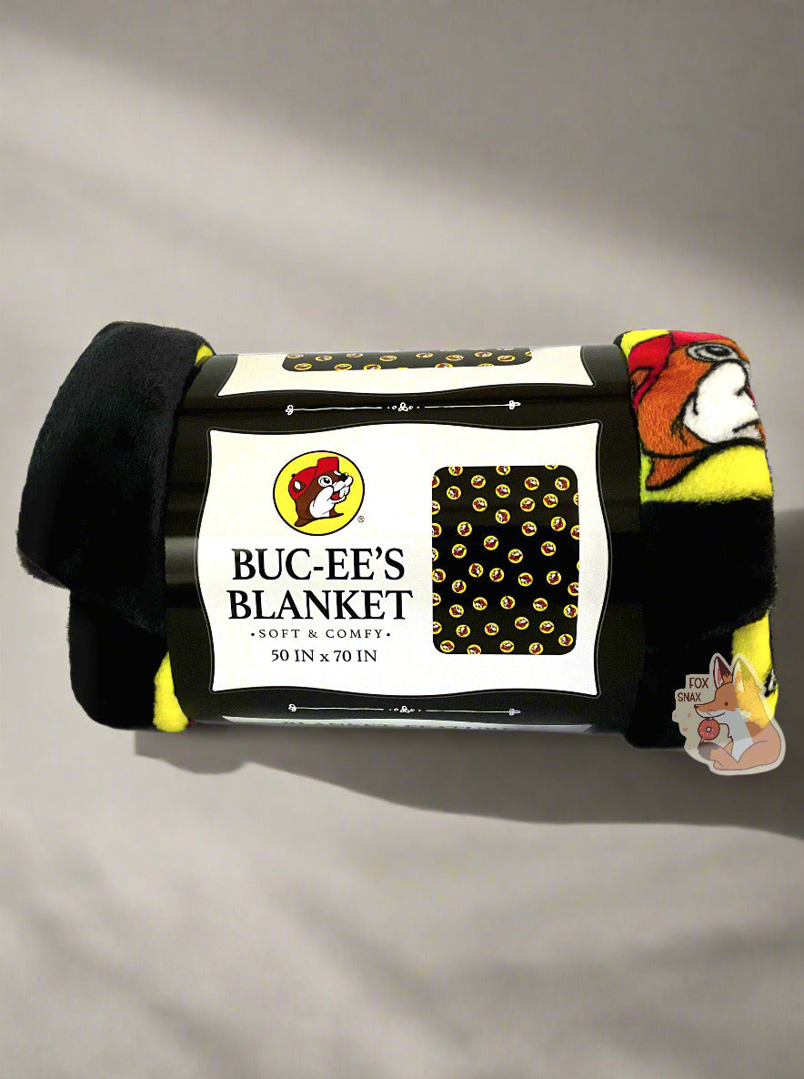 Couverture avec logo Buc-ee's