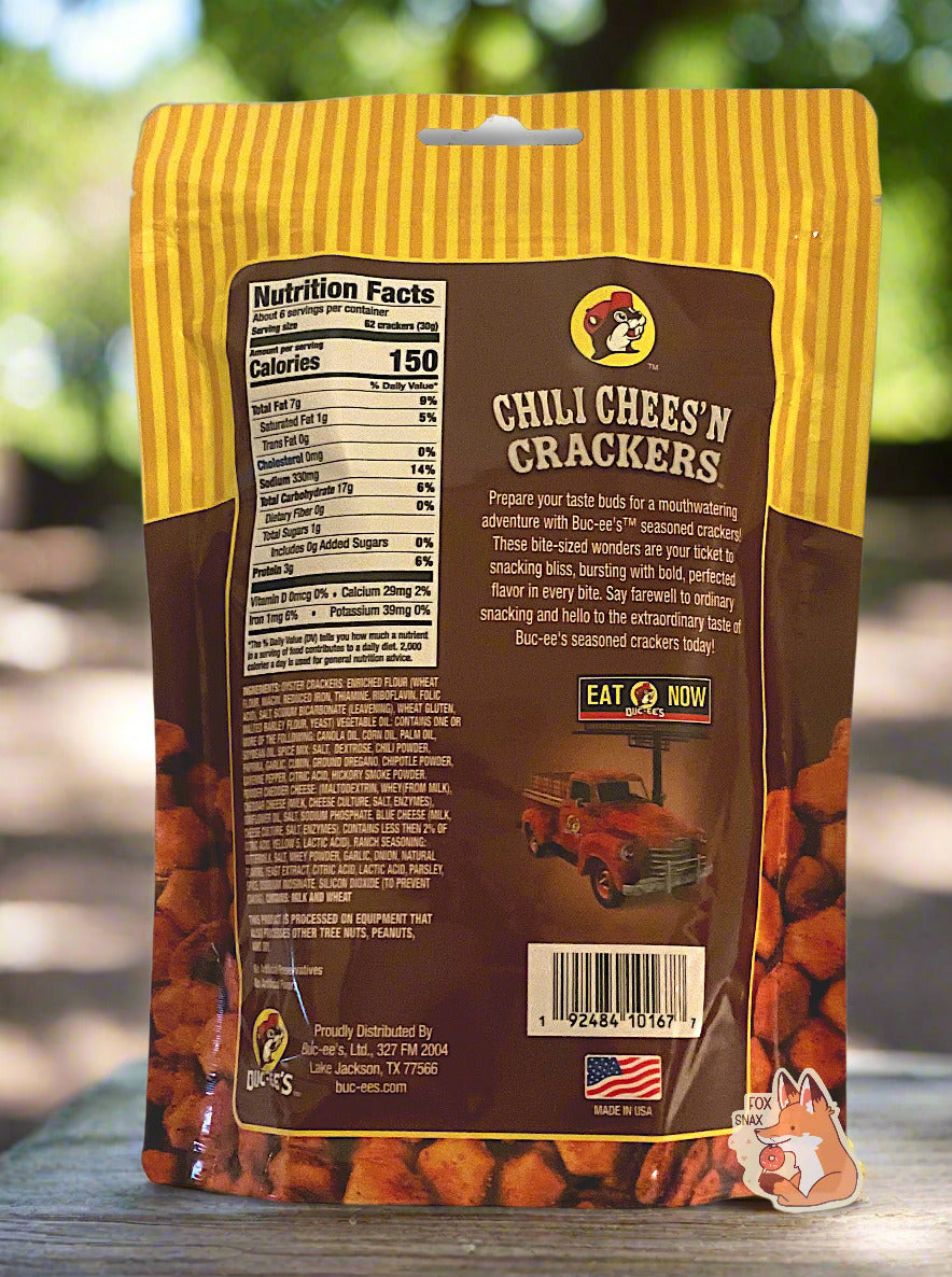 Galletas Buc-ee's Chili Chees'n - Snack de Sabor Audaz