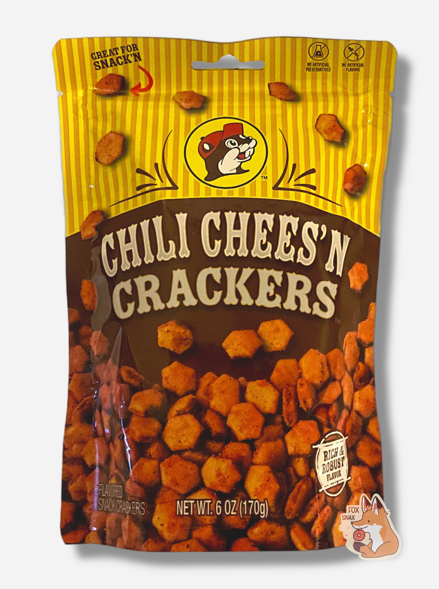 Galletas Buc-ee's Chili Chees'n - Snack de Sabor Audaz