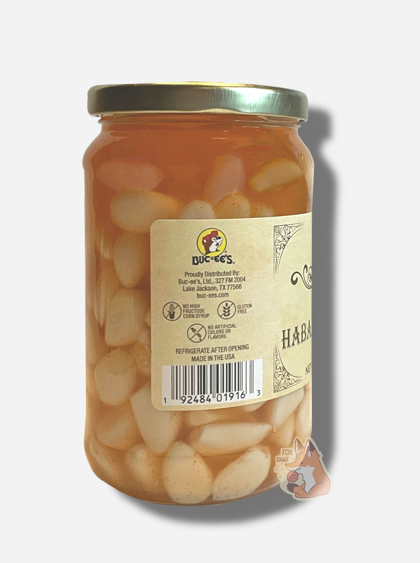 Ail Habanero Mariné de Buc-ee's