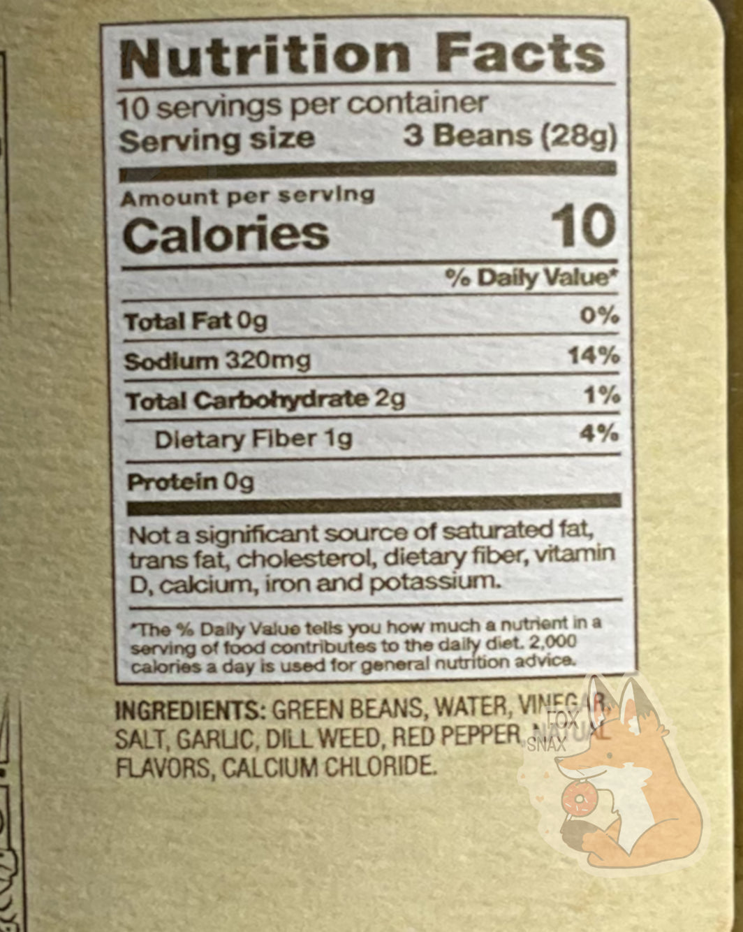 Haricots verts marinés premium de Buc-ee's