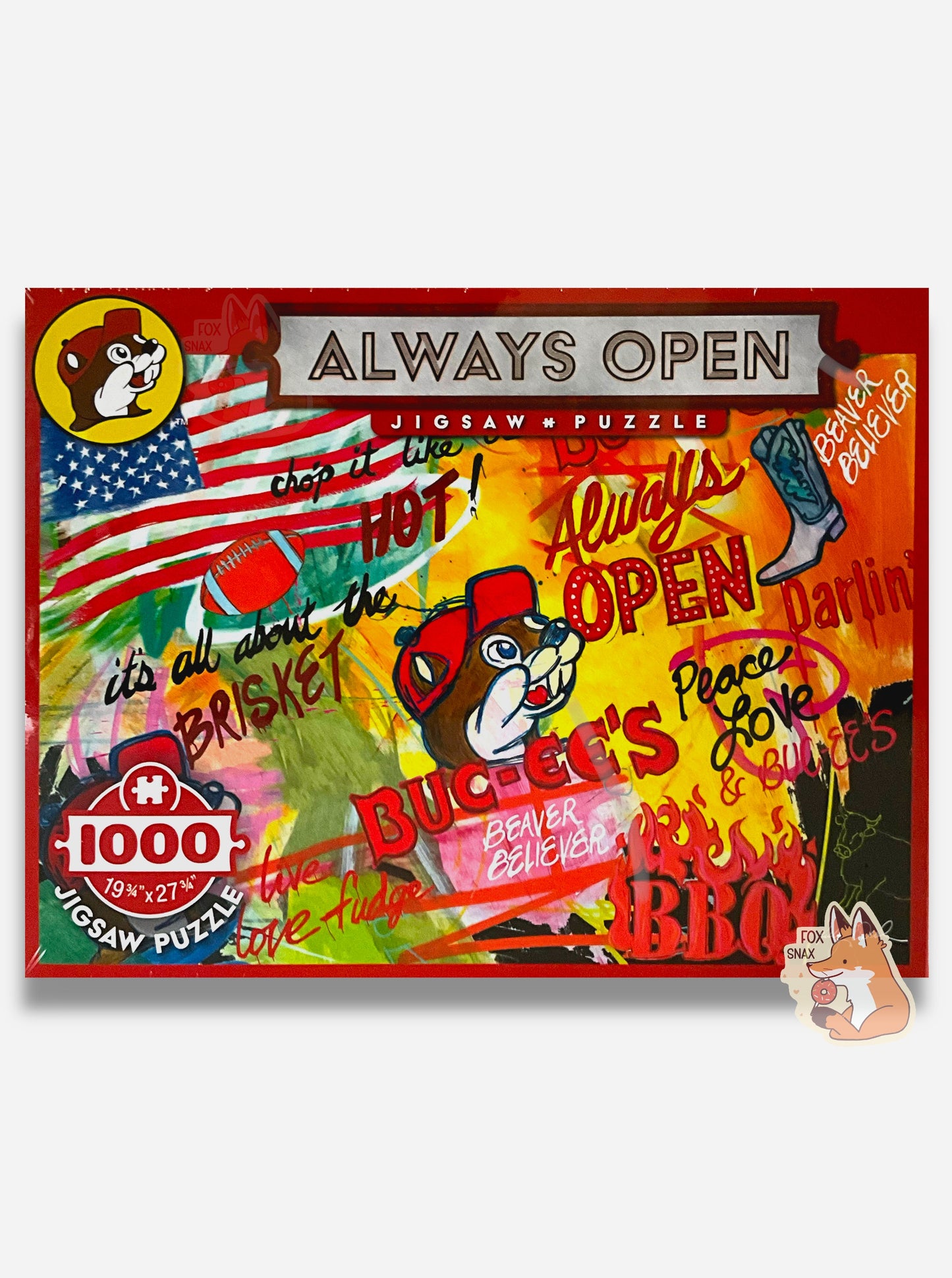 Puzzle de 1000 pièces Buc-ee's Toujours Ouvert