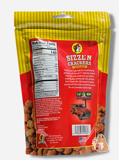 Buc-ee's Sizzl'n Crackers - Bold & Crispy Snack