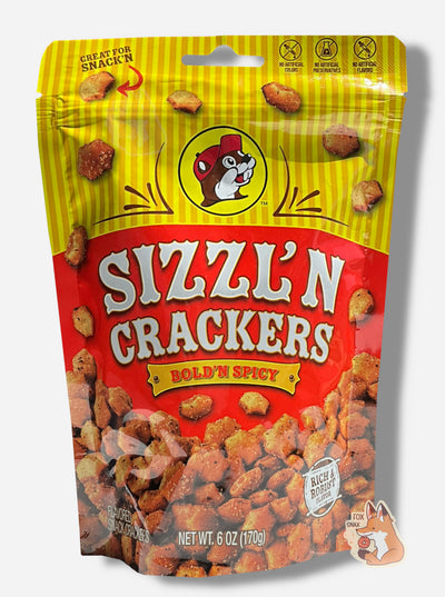 Buc-ee's Sizzl'n Crackers - Bold & Crispy Snack
