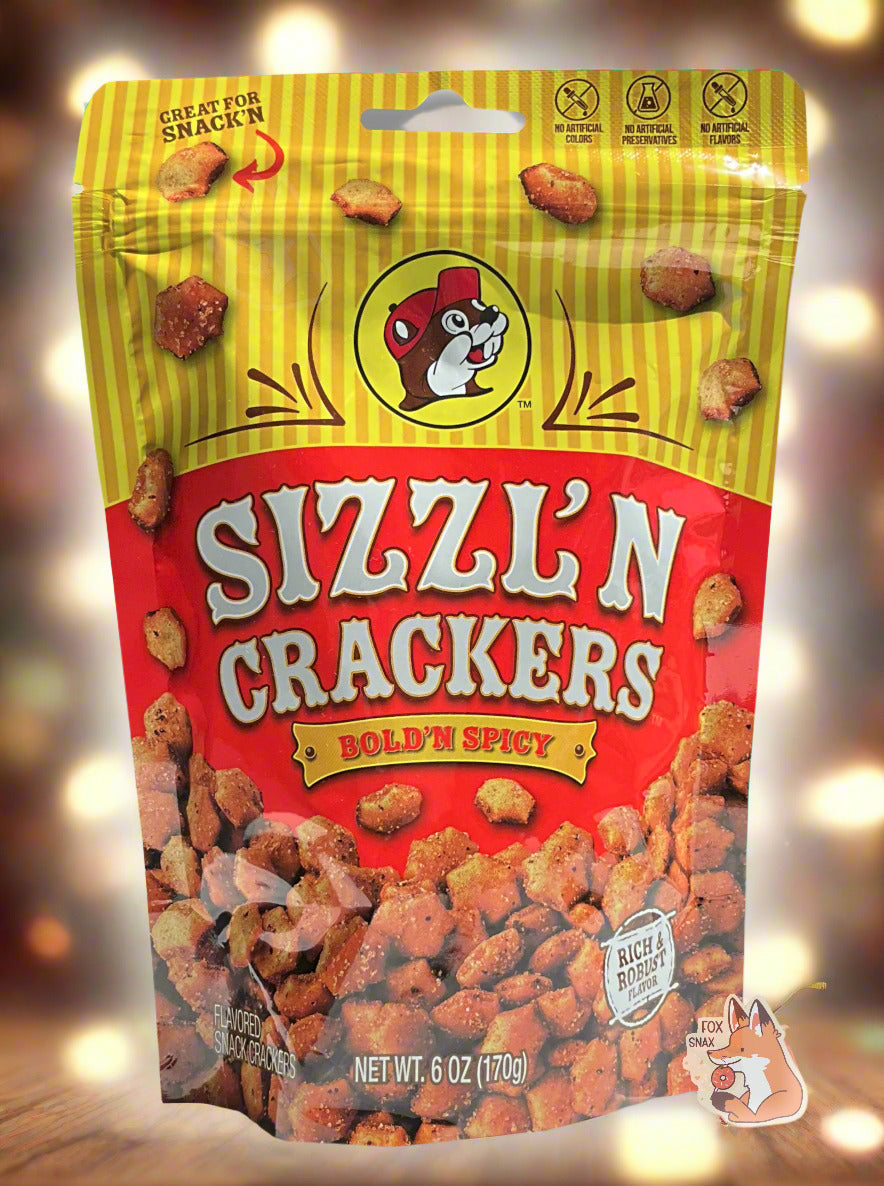 Crackers Sizzl'n de Buc-ee's - Snack Audacieux et Croustillant