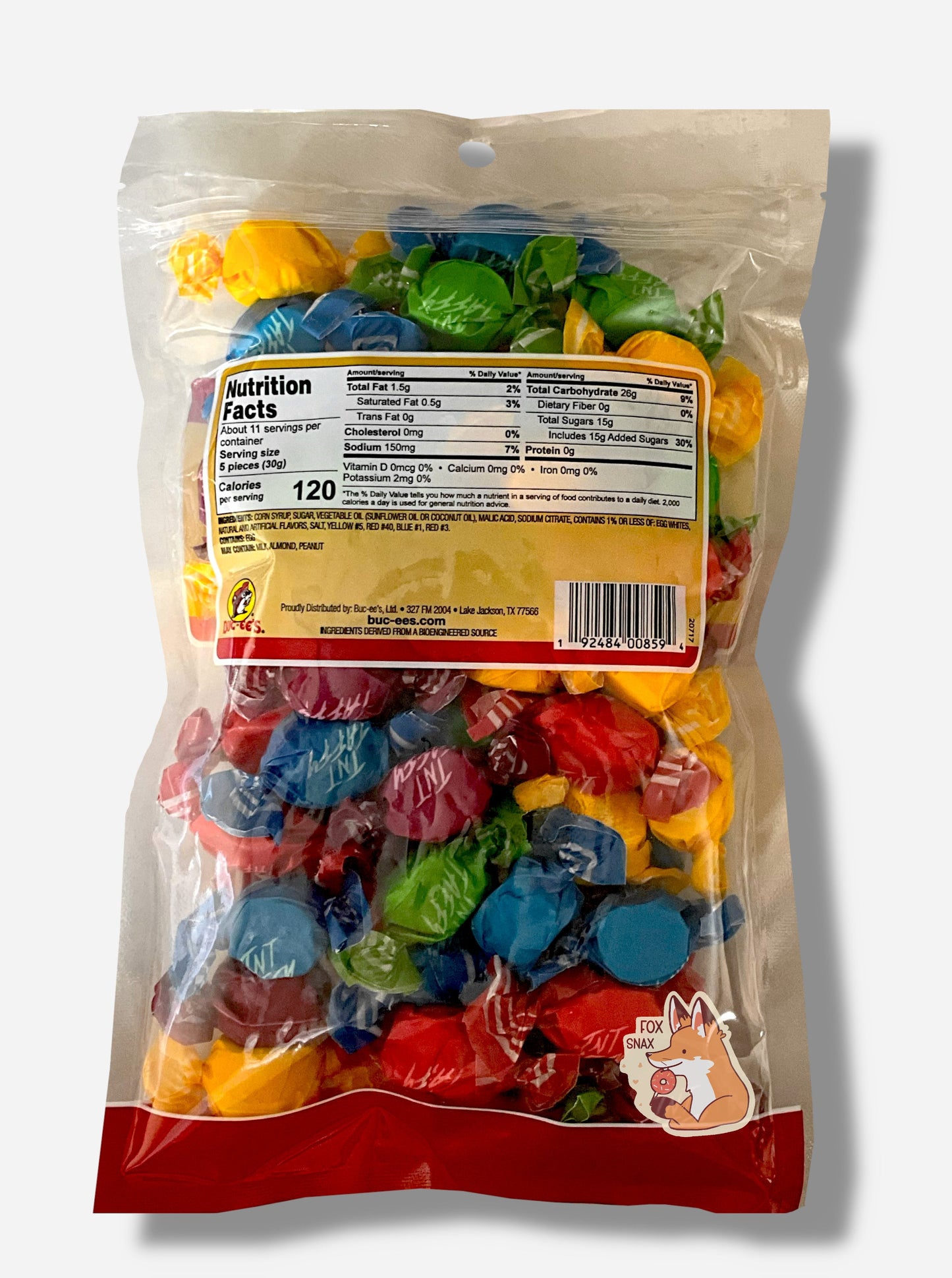 Buc-ee's Taffy au Sel de Mer Acidulé - 12 oz
