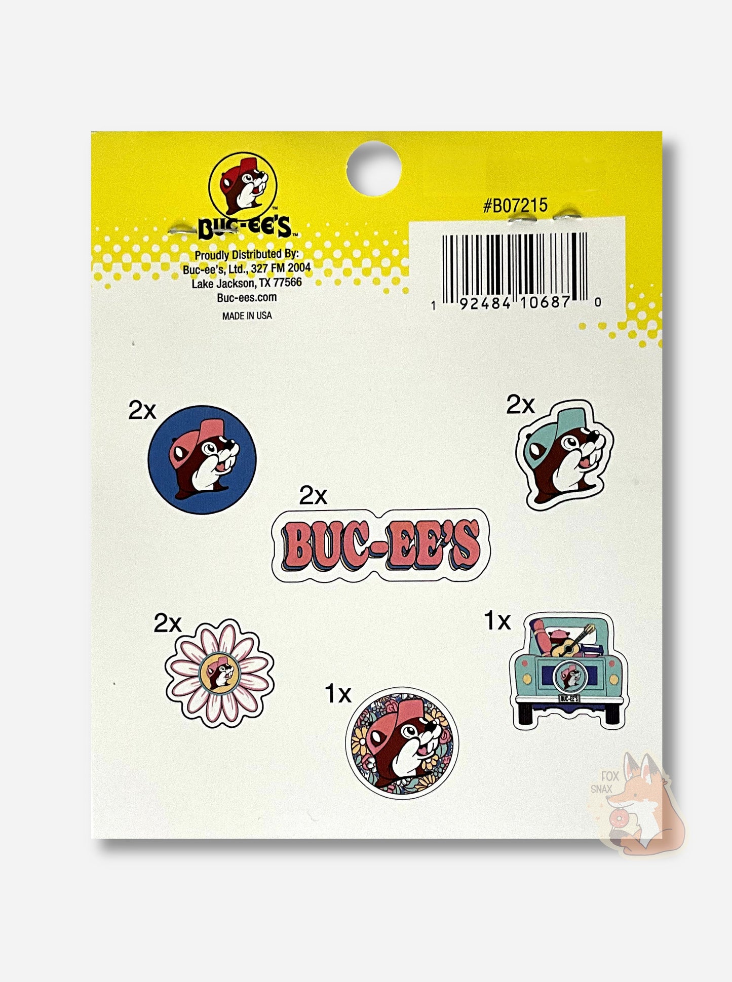 Buc-ee's Sticker Pack - Fun Decals for Every Surface
