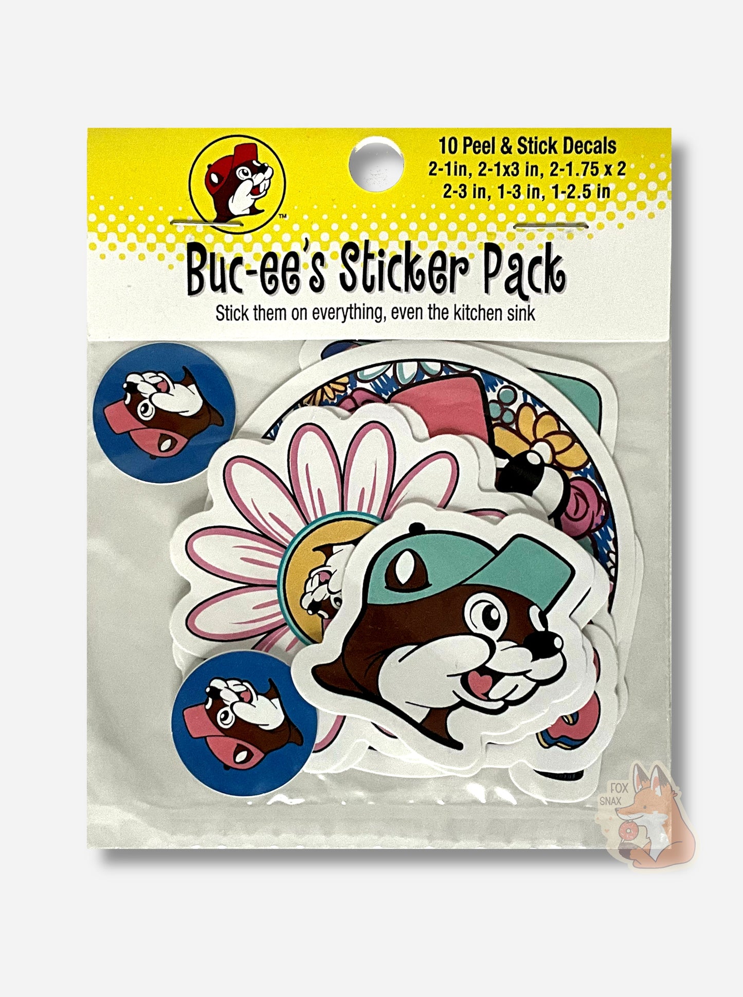 Buc-ee's Sticker Pack - Fun Decals for Every Surface