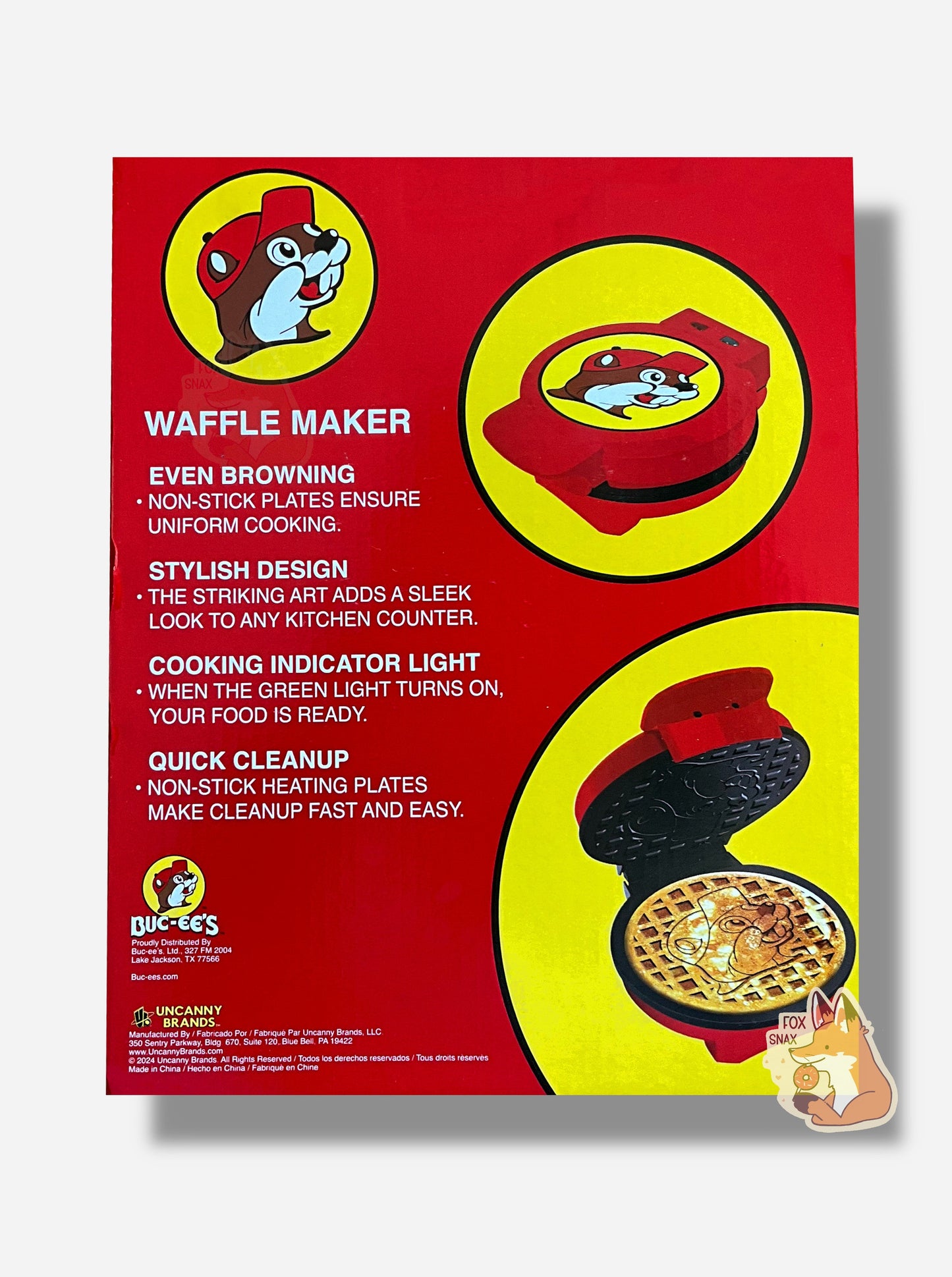 Buc-ee's Waffle Maker - Perfectly Crafted Waffles