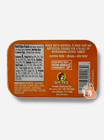 Buc-ee's Orange Blast Sours - Zesty Citrus Treats