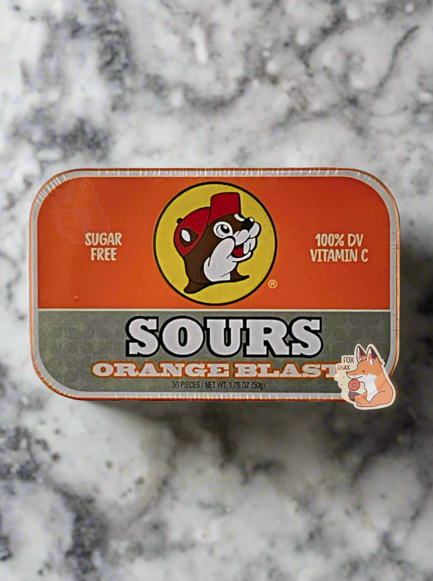 Buc-ee's Orange Blast Sours - Zesty Citrus Treats