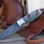 HIGHLAND HITCH – Premium Buckaroo Knife with Damascus Blade & Sheep Horn Handle - Korvel