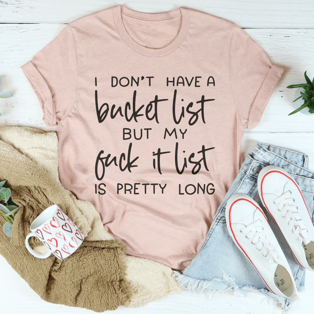 Camiseta de lista de deseos