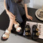 Buckle Open Toe Platform Sandals - Korvel