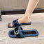 Buckle Trim Open Toe Sandals - Korvel