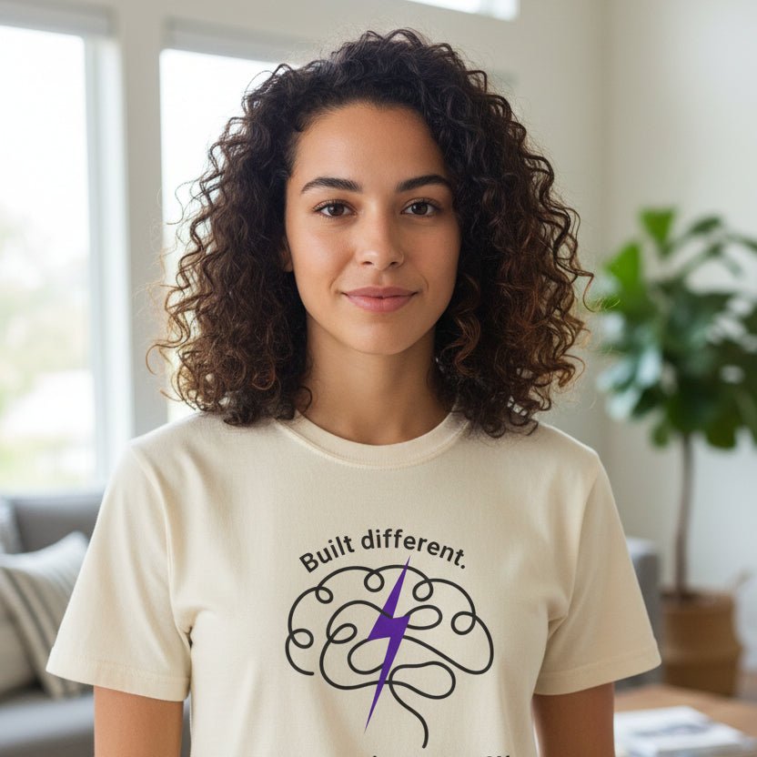T-shirt en coton unisexe premium Built Different