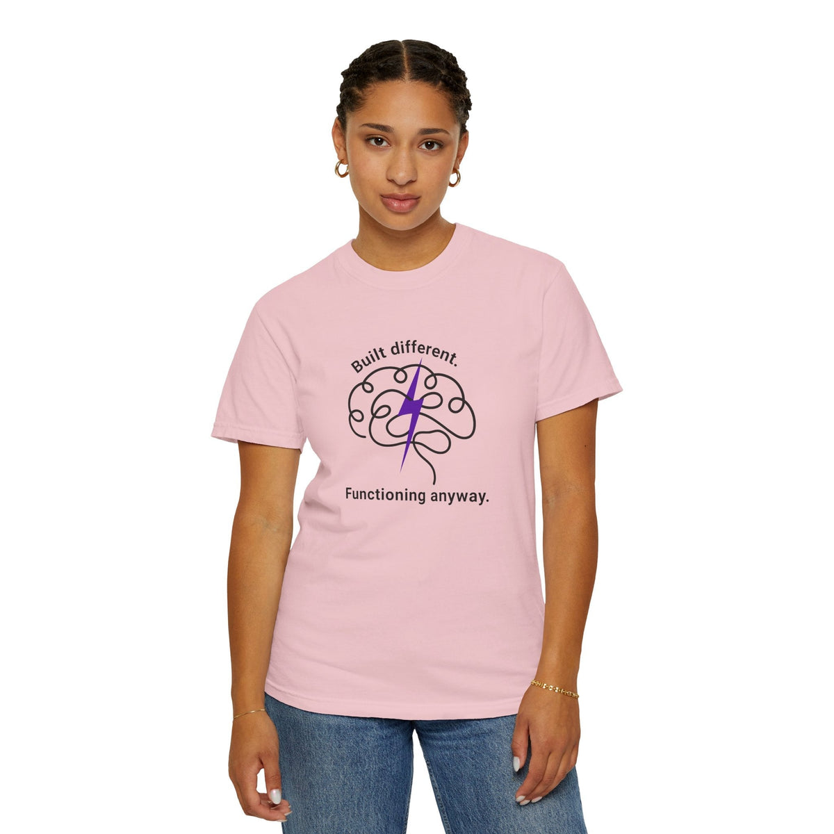 T-shirt en coton unisexe premium Built Different