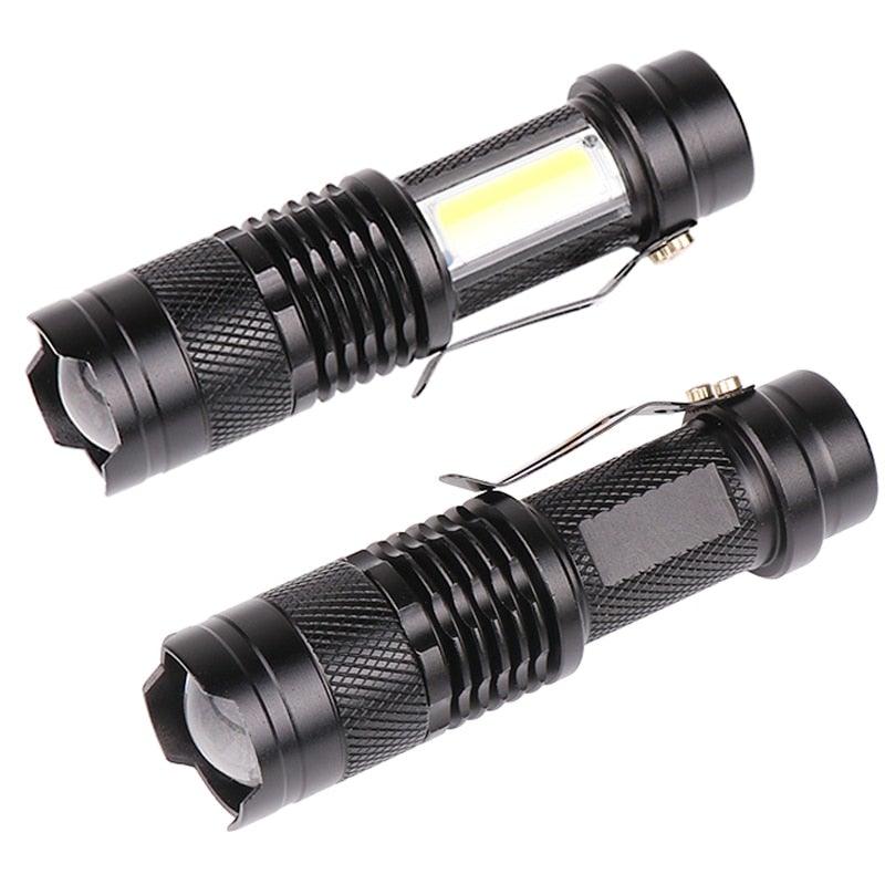 2000 Lumen Rechargeable LED Flashlight with Adjustable Focus - Waterproof Mini Torch for Outdoor Adventures - Korvel