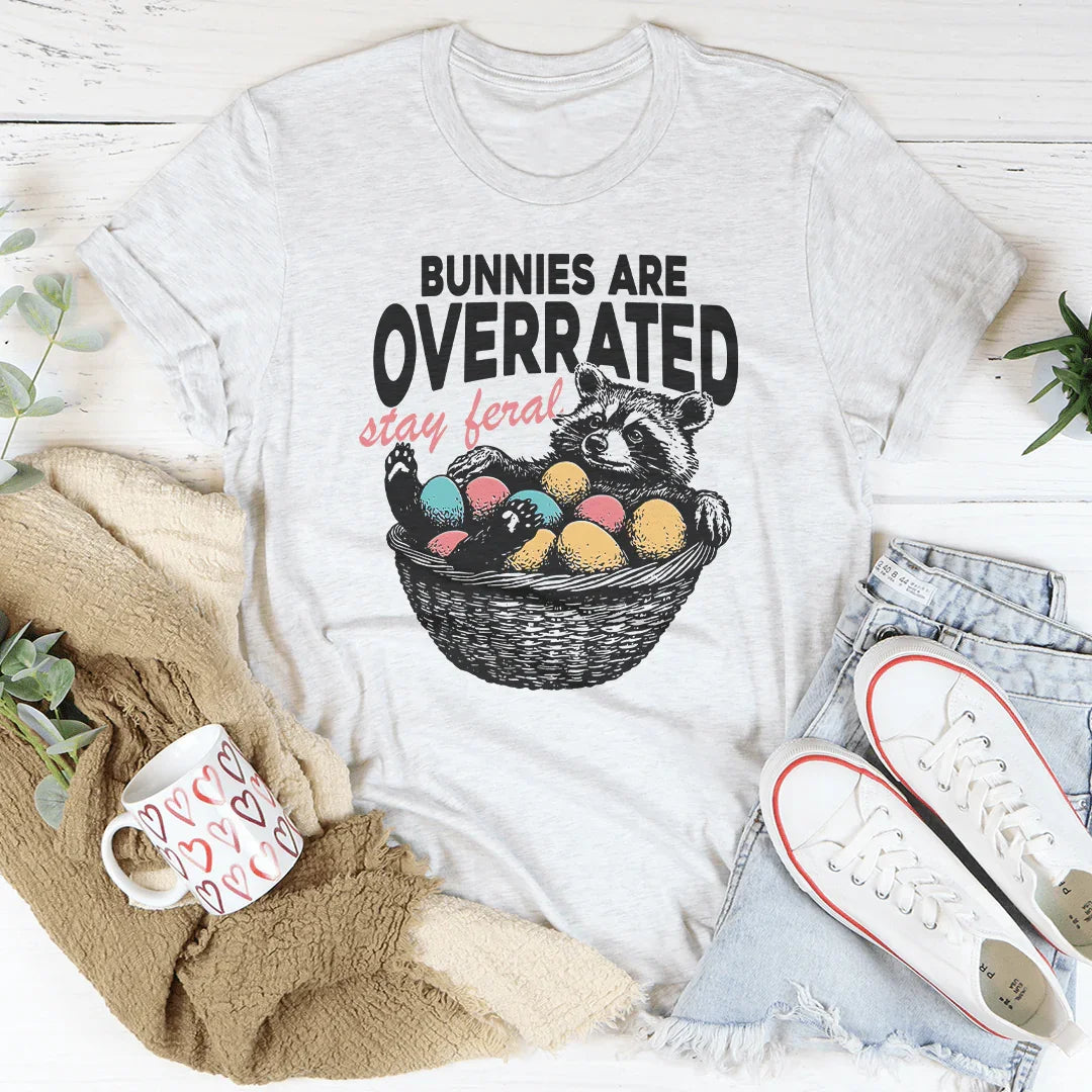 Camiseta "Los conejos están sobrevalorados: quédate salvaje"