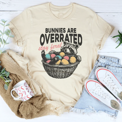 Camiseta "Los conejos están sobrevalorados: quédate salvaje"
