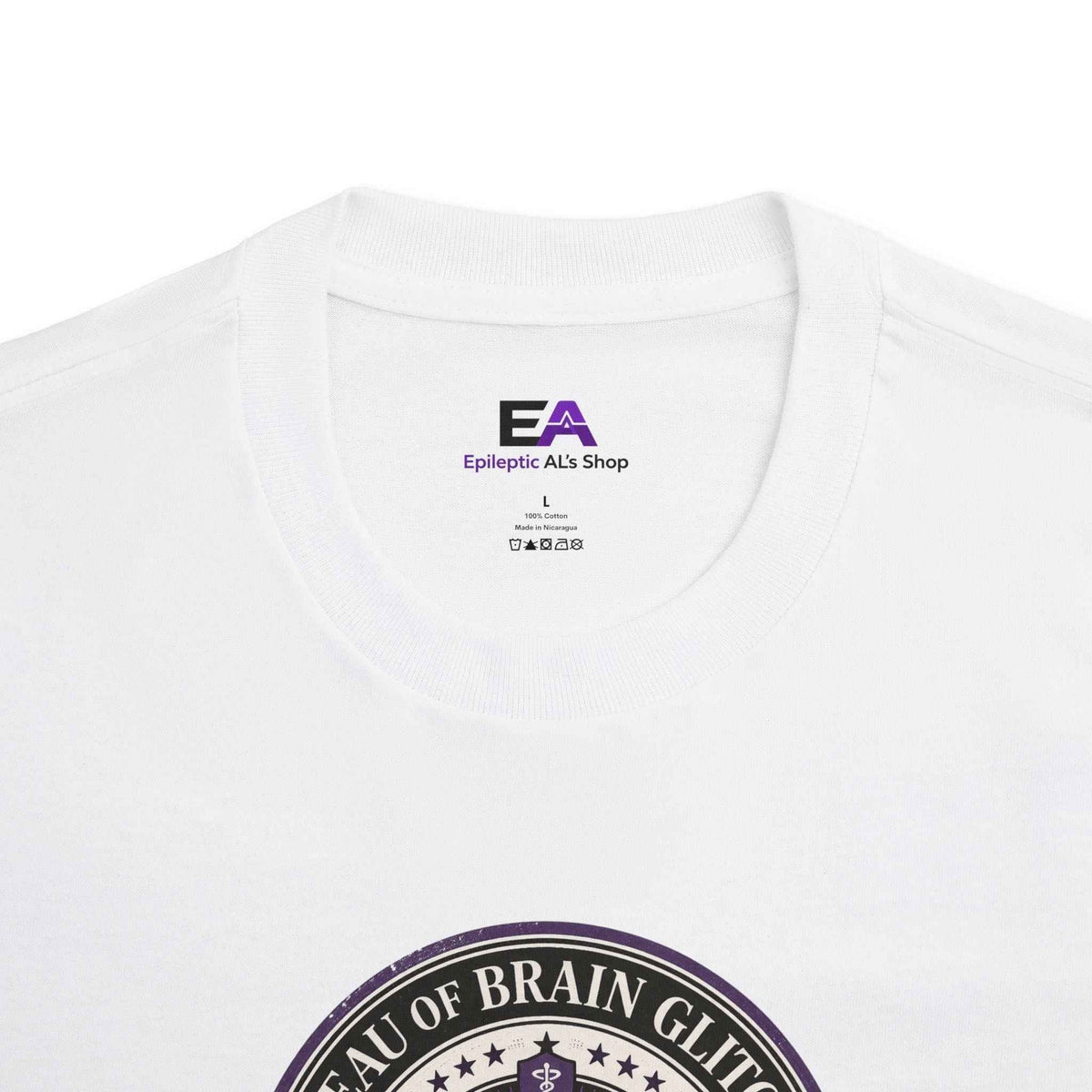 Camiseta Bureau of Brain Glitches – Camiseta de Concienciación sobre la Epilepsia