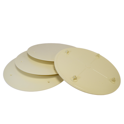 Bush Style Separator Plates - Ivory - Set of 12