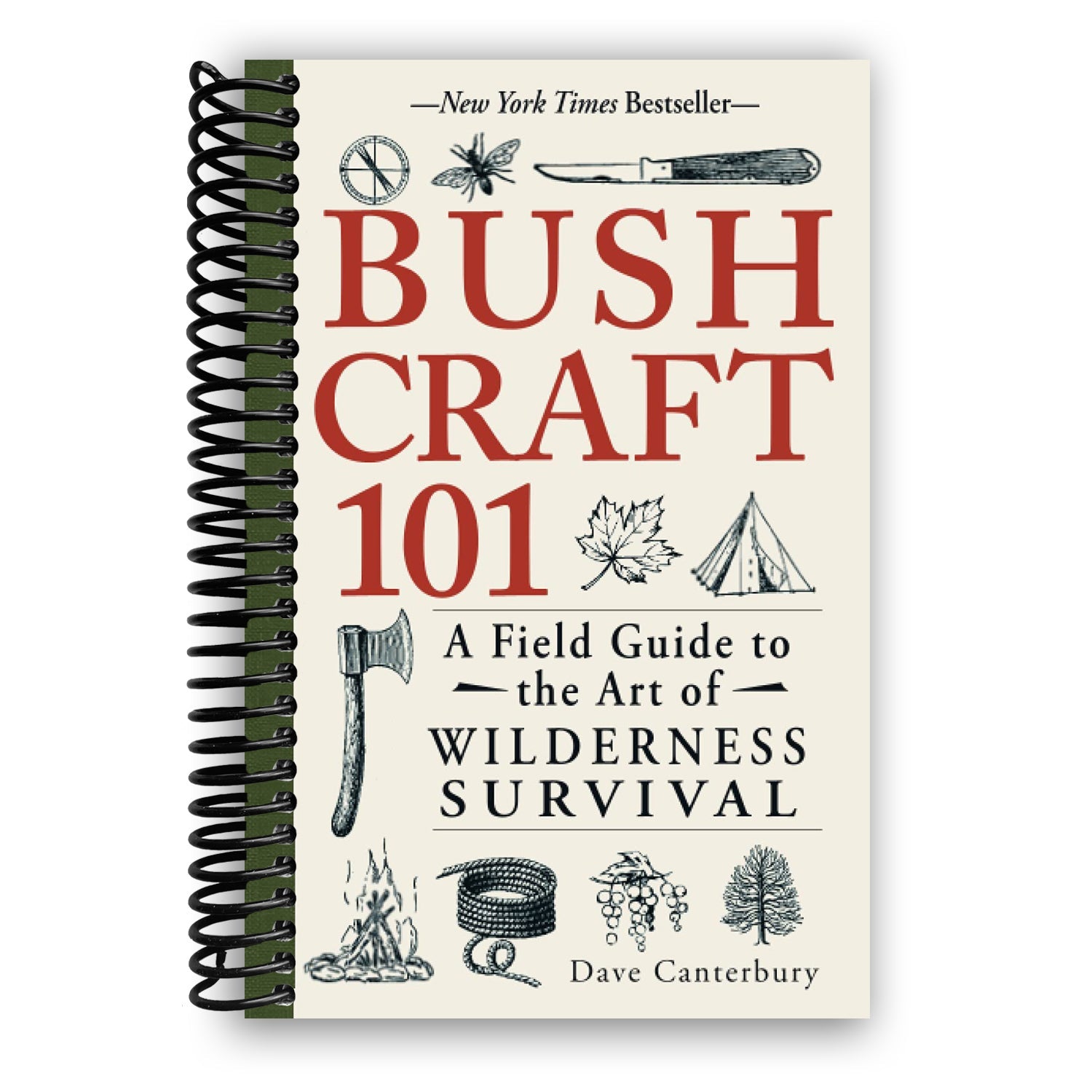 Bushcraft 101: A Field Guide to the Art of Wilderness Survival (Spiral Bound) - Korvel