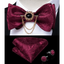 Elegant Gold and Black Pattern Silk Bowtie Set for Men