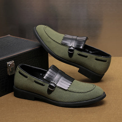 Men's Business Formal Leather Flats - Soft Sole Casual Shoes