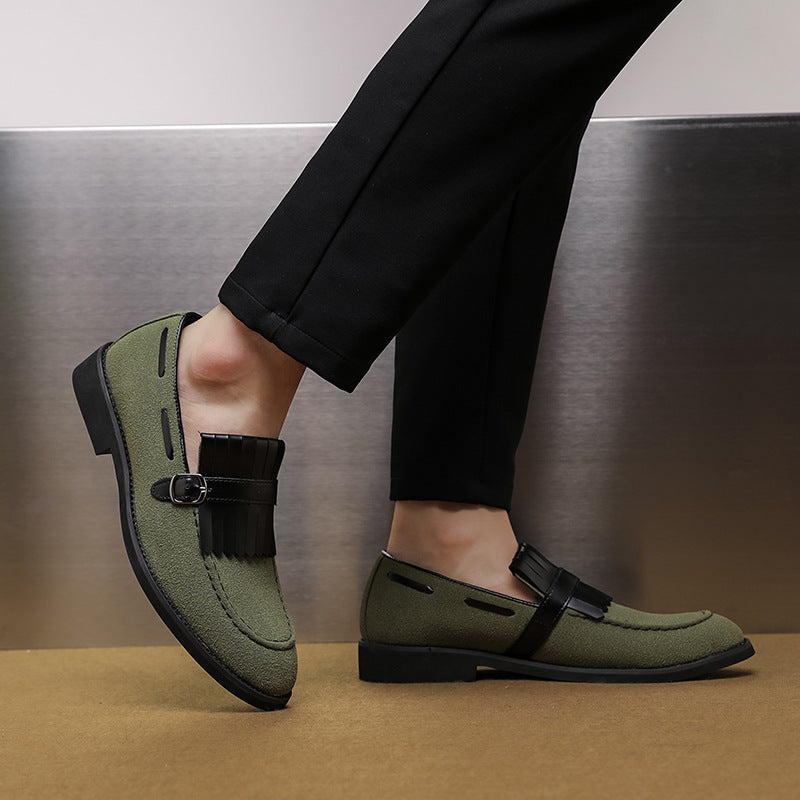 Men's Business Formal Leather Flats - Soft Sole Casual Shoes