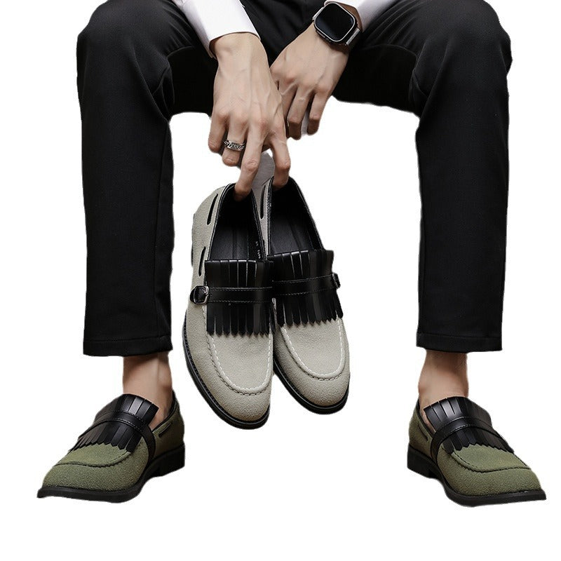 Men's Business Formal Leather Flats - Soft Sole Casual Shoes