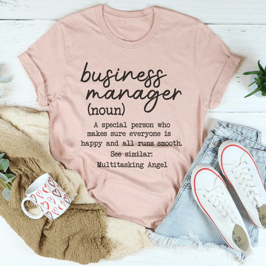 Business Manager Tee - Effortless Style for Leaders