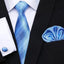Luxury Men's Silk Necktie and Cufflinks Set with Handkerchief - Elegant Floral Design for Weddings and Casual Wear - Korvel