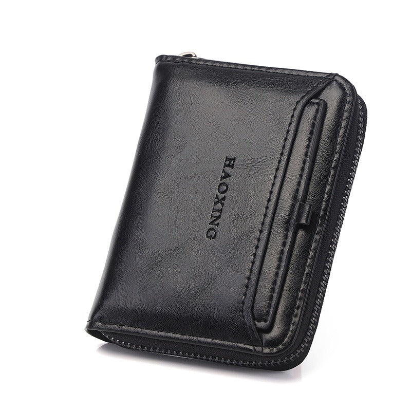 Business wallet multifunctional large cash slot vertical coin purse - Korvel