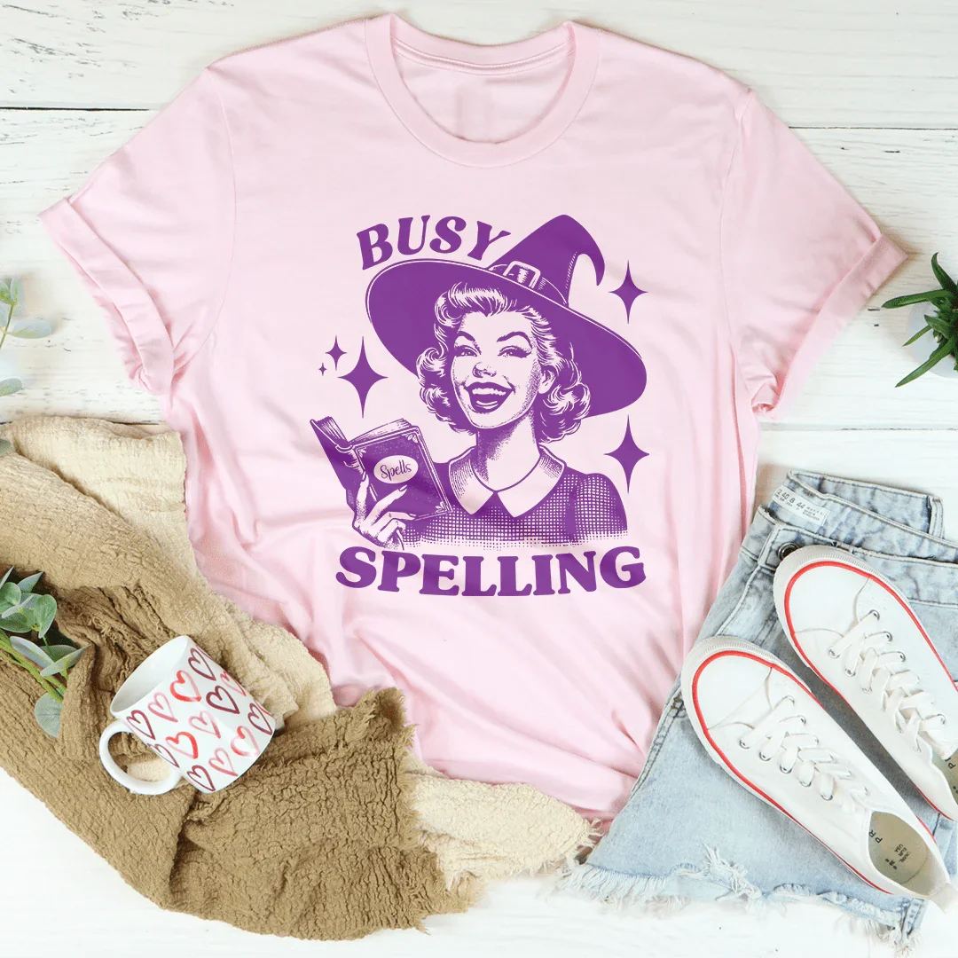 Camiseta de ortografía ocupada