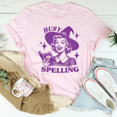 Camiseta de ortografía ocupada