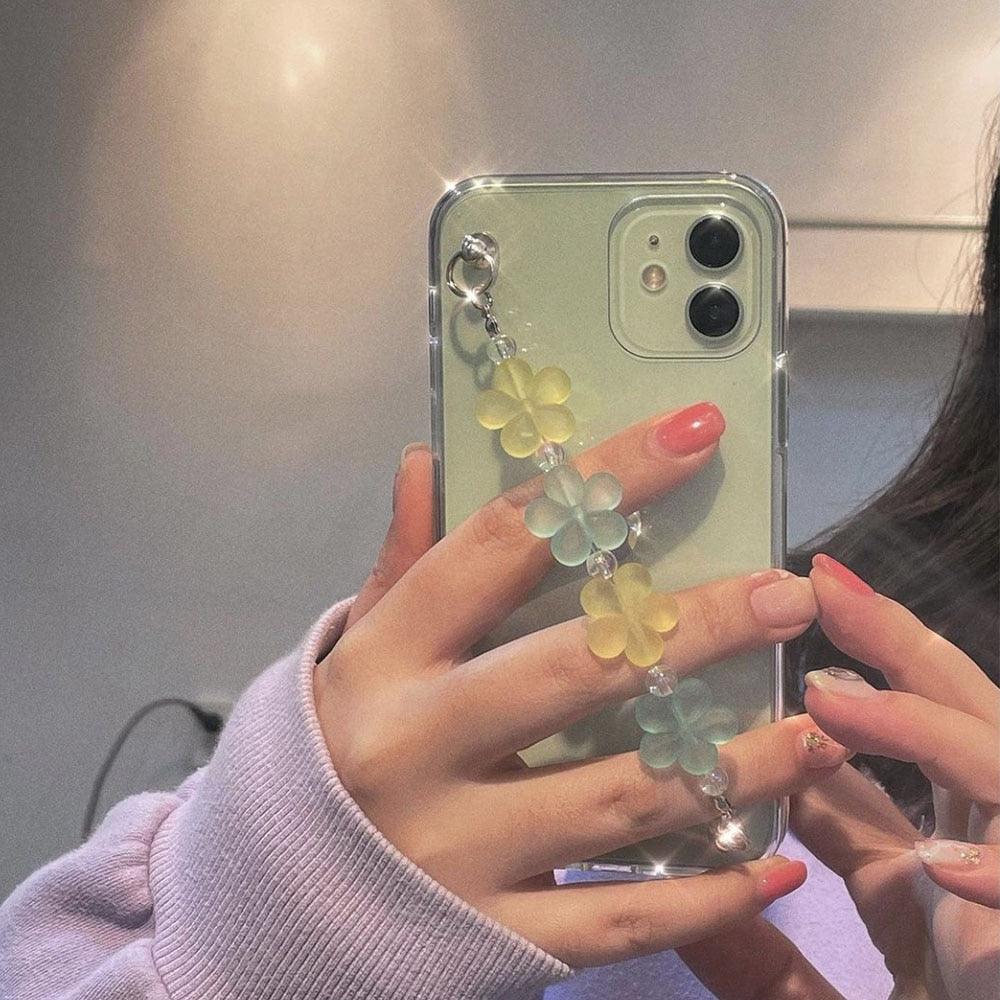 Butterfly Chain Flower Bracelet Phone Case for iPhone