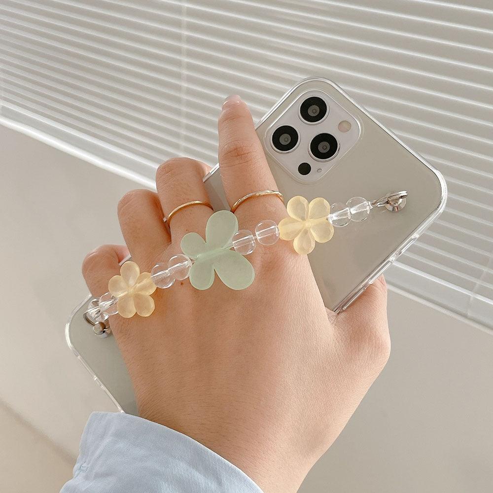 Butterfly Chain Flower Bracelet Phone Case for iPhone