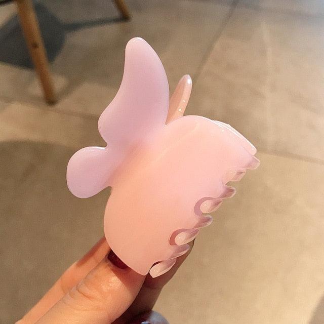 Clip para el cabello en forma de mariposa - Accesorio elegante para mujeres