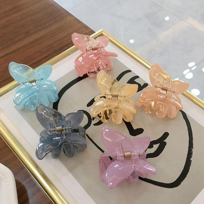 Elegant Butterfly Hair Clip - Premium Acrylic Accessory