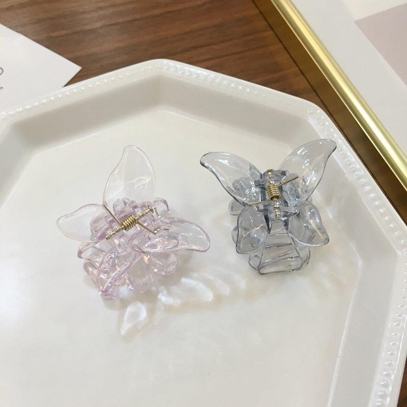 Elegant Butterfly Hair Clip - Premium Acrylic Accessory