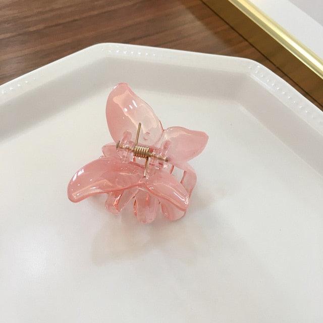 Elegant Butterfly Hair Clip - Premium Acrylic Accessory