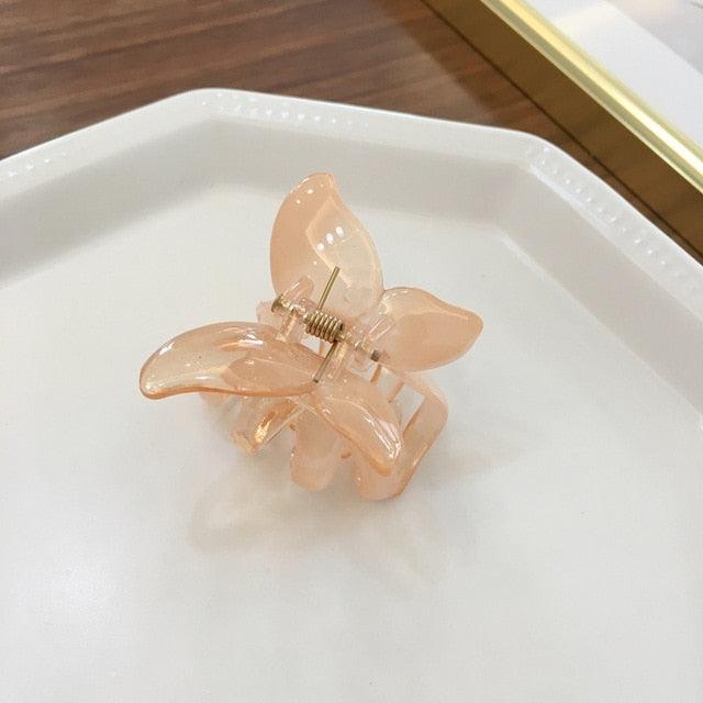 Elegant Butterfly Hair Clip - Premium Acrylic Accessory
