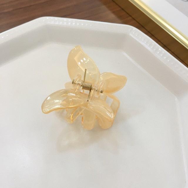 Elegant Butterfly Hair Clip - Premium Acrylic Accessory